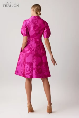 Alix Cocktail Dress hot pink - Image 2