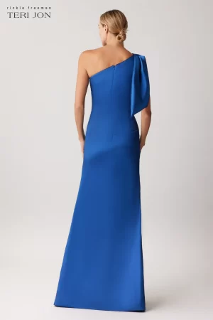 Char One Shoulder Bow Gown - Image 2