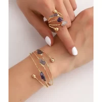 Ausha Bracelet Ring Set