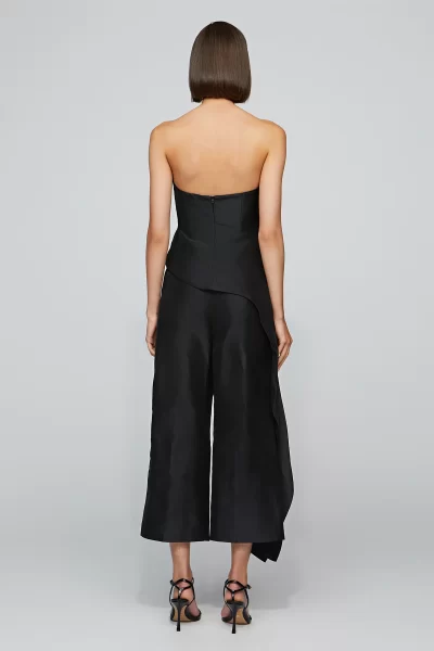 Emelie Peplum Top IN BLACK Large - Image 7