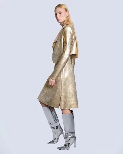 Julia Jacket in gold sz 12 - Image 3