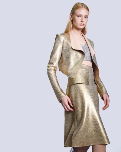 Julia Jacket in gold sz 12 - Image 5