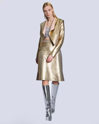 Julia Jacket in gold sz 12 - Image 4