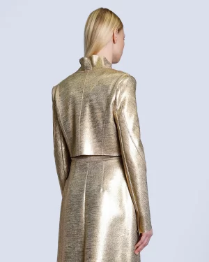 Julia Jacket in gold/blosssom sz 12 - Image 2