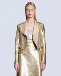 Julia Jacket in gold/blosssom sz 12