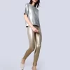 JAVIKANE top in silver --- sz 8 - Image 2