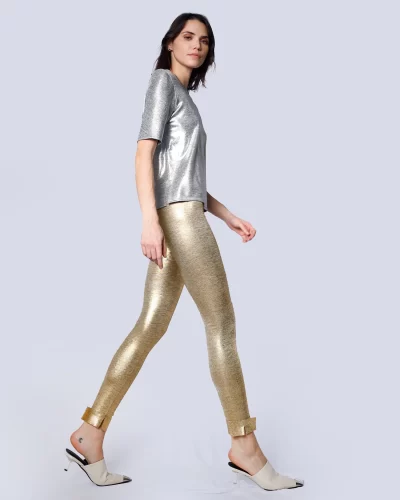 JAVIKANE top in silver --- sz 8 - Image 3