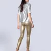JAVIKANE top in silver --- sz 8 - Image 4