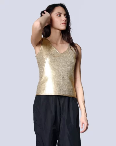 Juana Tank Top in gold - sz 8
