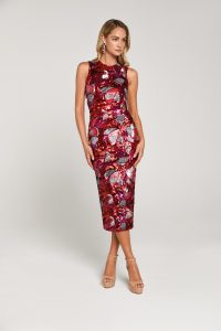 Alex Floral Sequins Dress