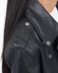 Piper Leather Jacket in black - small - Image 6