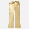 Le Crop Mini Boot in Gold Chrome - Image 5