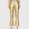 Le Crop Mini Boot in Gold Chrome - Image 4