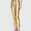 Le Crop Mini Boot in Gold Chrome - Image 2