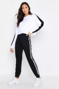 Sandy Striped Jogger Pants