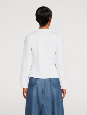 Alura Puff Sleeve Henley - Image 4