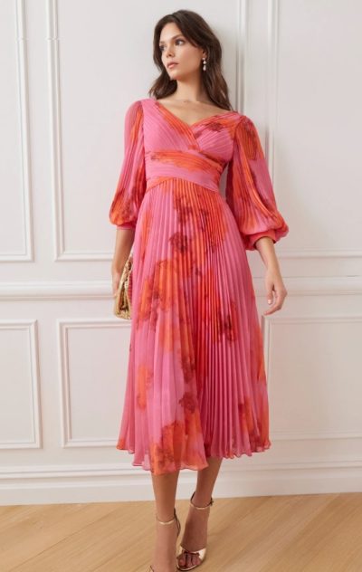 Trevanna Pleated Dress