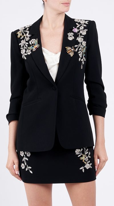 Khloe Diamond Vine Blazer sz 10 - Image 3