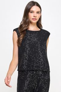 Oletta Sequins Top