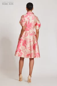 Alix Cocktail Dress in pink/nude - Image 2