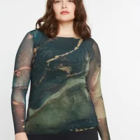 Jade - Florence Double Sheer Top - Image 3