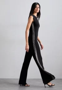 Jenna Gunmetal Stud Jumpsuit - Image 9