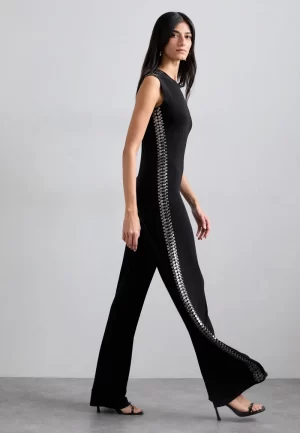 Jenna Gunmetal Stud Jumpsuit - Image 9