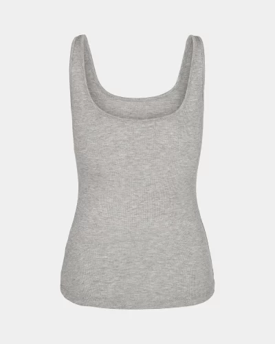 DIZA TOP in grey mel - Image 3