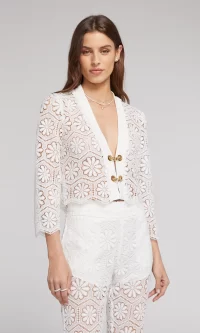 Noella Lace Top Ivory - Small