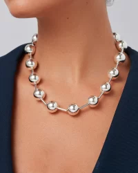 Celeste Mega Necklace in silver