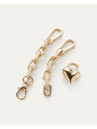 Padlock Heart Chain Bracelet in gold - Image 3