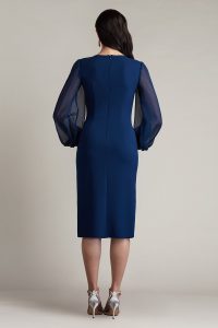 Tyra Twist-Drape Dress - Image 5