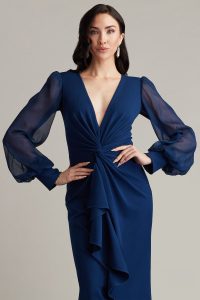 Tyra Twist-Drape Dress - Image 2