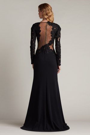 Caselle Embroidered Illusion Bodice Gown - Image 5