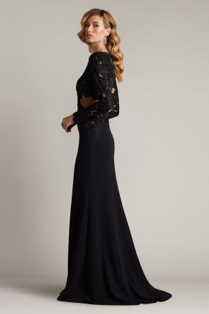 Caselle Embroidered Illusion Bodice Gown - Image 3