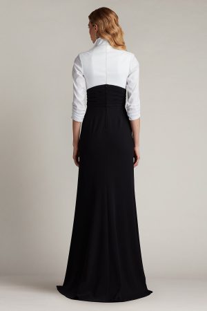 Vanguard Collared Contrast Gown - Image 5