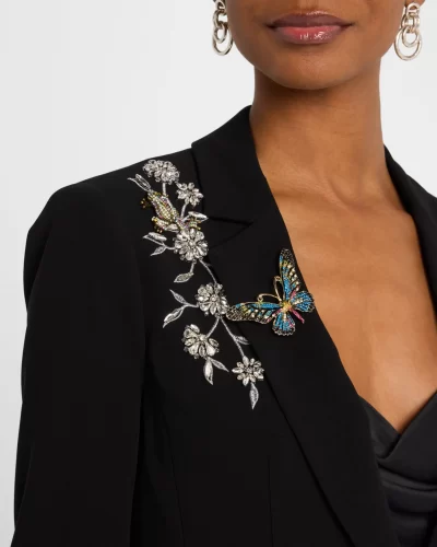 Khloe Diamond Vine Blazer sz 10 - Image 6