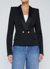 Imogen Satin Lapel Blazer