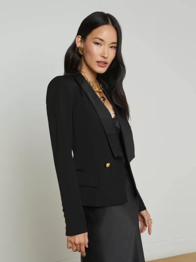 Imogen Satin Lapel Blazer sz 8 - Image 6