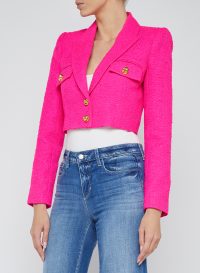 Maura Cropped Tweed Jacket - Image 3