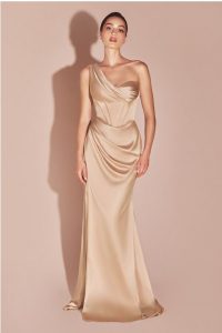 Daria satin corset Gown