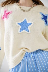 Silva Embroidered Stars Sweater - coming soon - Image 4