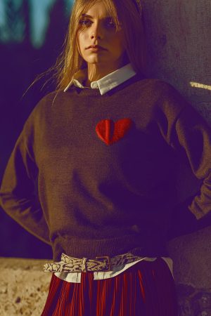 Meggie Heart Sweater - Image 4