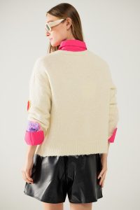 Jazzy embroidered hearts cardigan - coming soon - Image 5