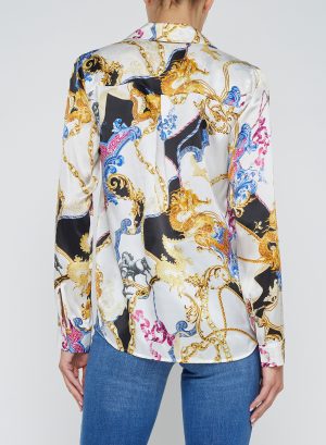 Tyler Silk Blouse in renaissance - Image 4