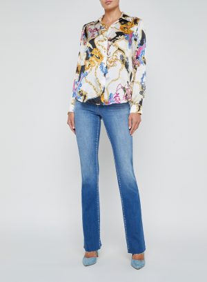 Tyler Silk Blouse in renaissance - Image 2