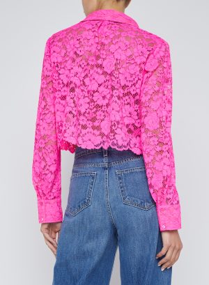 Akemi Cropped Button Blouse - Image 4