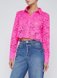 Akemi Cropped Button Blouse - Image 2