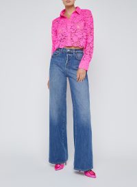 Akemi Cropped Button Blouse - Image 3