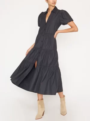 The Havana Dress in washed black - Image 4